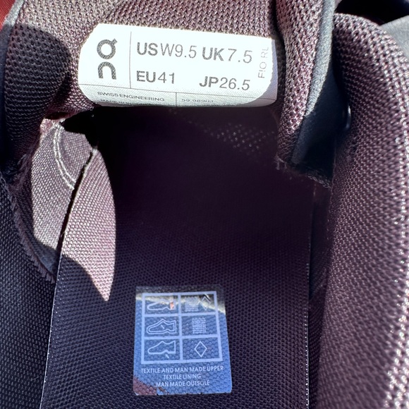 Women’s On Cloud 5 running shoes size 9.5 - Picture 7 of 7